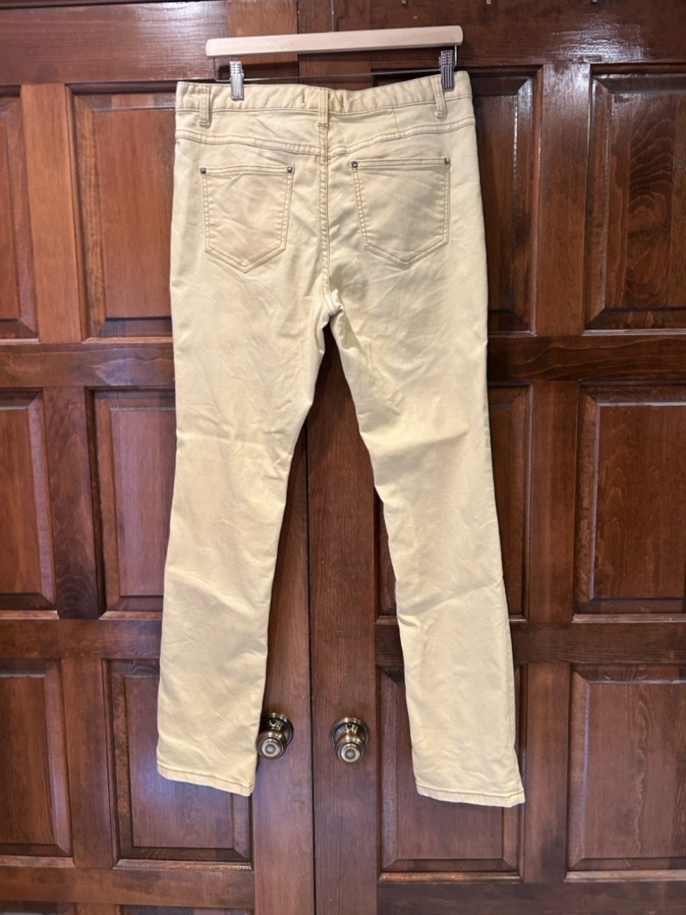 Free People We The Free High Rise Busted Skinny Jeans Yellow Denim 31x31 - Picture 3 of 8